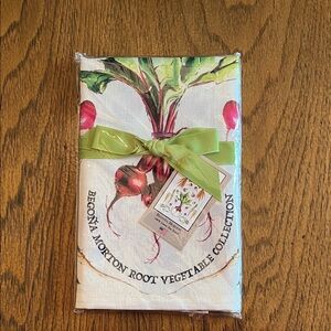 Begona Morton root vegetable collection 100% linen tea towel
New